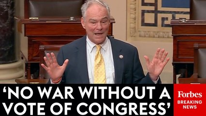 Tim Kaine Warns That US Is 'On The Verge Of A War With Iran,' Demands Congressional Approval