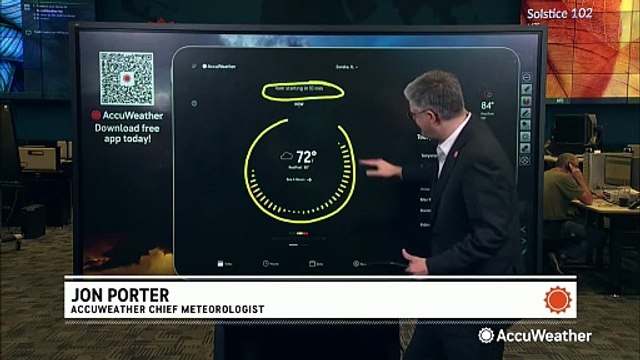 Plan outdoor activities with MinuteCast® on the free AccuWeather app