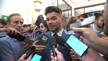 Rufián habla sobre Sánchez