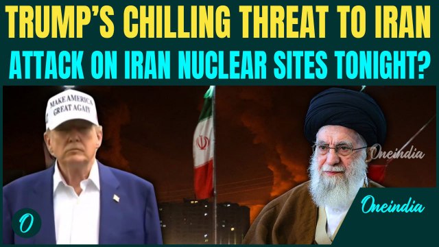 Trump to Strike Iran’s Nuclear Sites Tonight? US President Hints at BIG Iran Vs US War | VIDEO