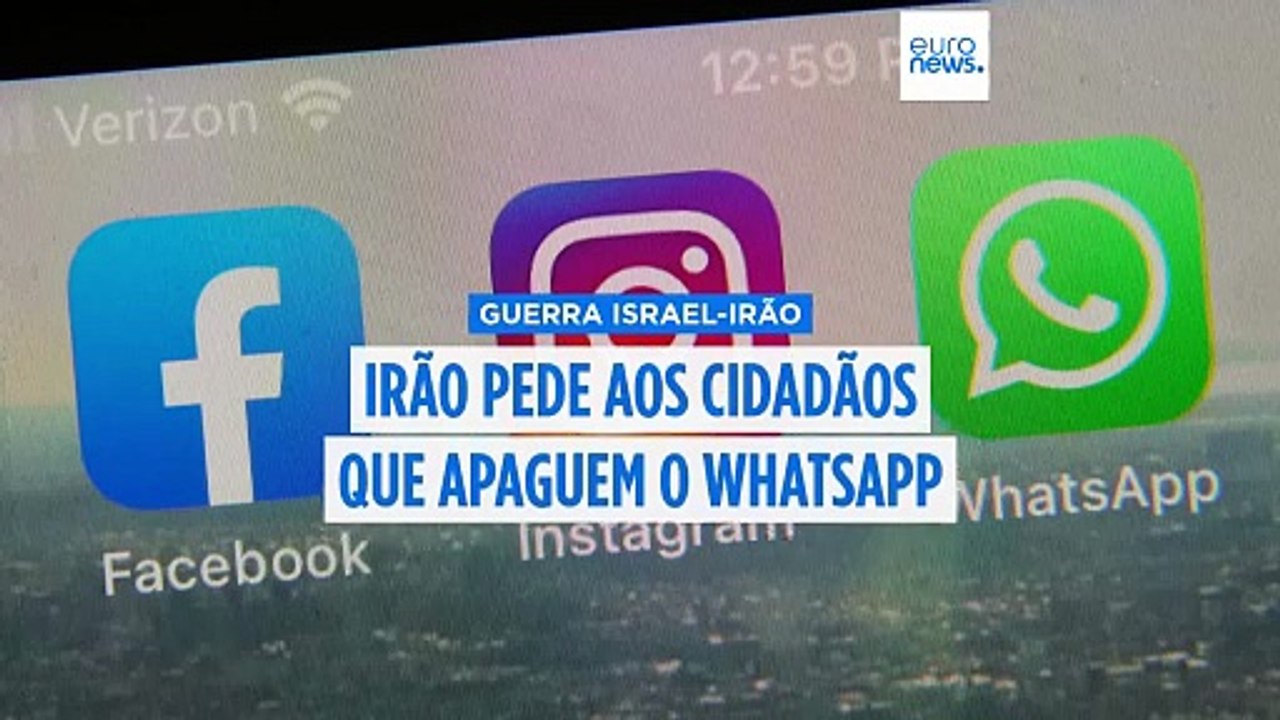 Irão pede aos cidadãos que apaguem o WhatsApp dos seus smartphones