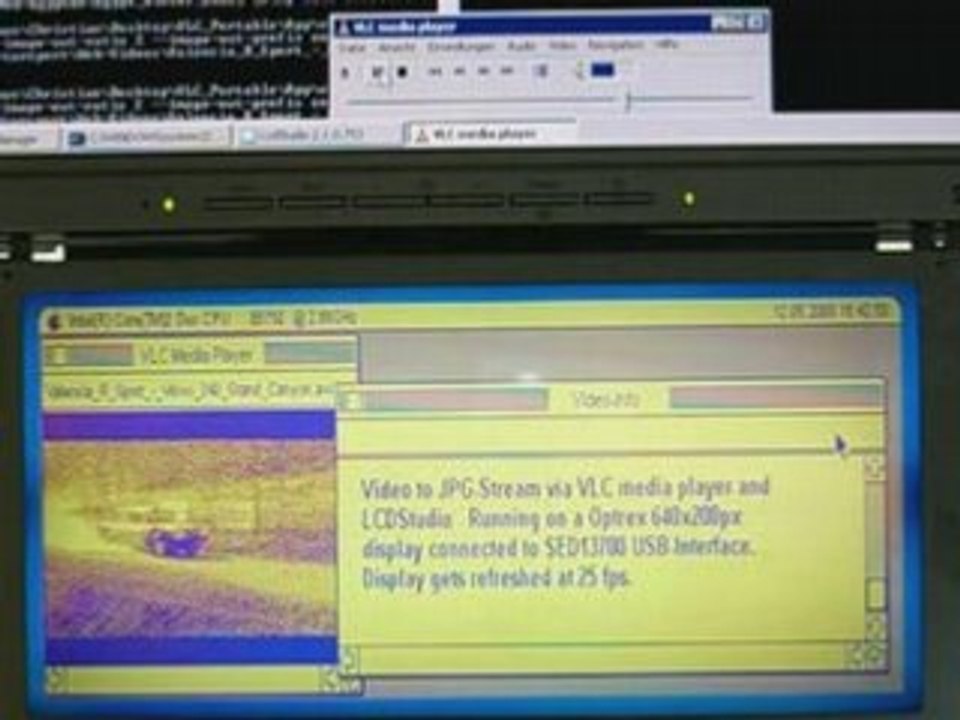 Video-Stream via VLC and LCDStudio