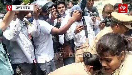 बिजली की समस्या को लेकर AAP कार्यकर्ताओं ने लखनऊ में किया प्रदर्शन, पुलिस से हुई नोकझोंक