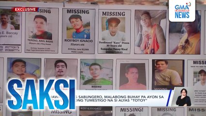 Mga nawawalang sabungero, malabong buhay pa ayon sa akusadong gustong tumestigo na si alyas "Totoy" | Saksi