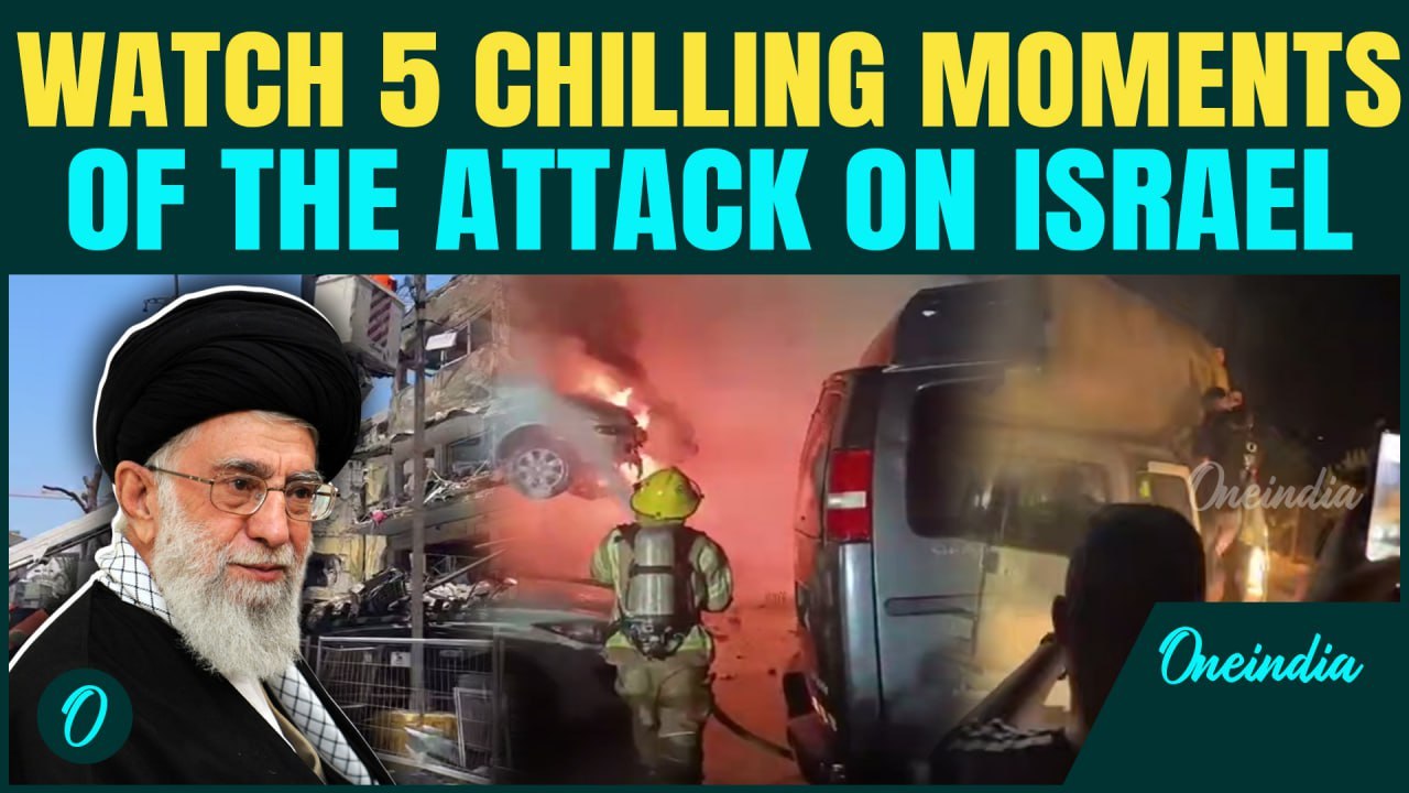 Israel Under Fire: 5 Most Terrifying Moments Of Iranian FATEH Hypersonic Missile Attack On Israel