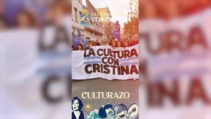 Grupo de artistas convocados bajo la consigna "La Cultura con Cristina" pasó por la casa de la ex presidenta