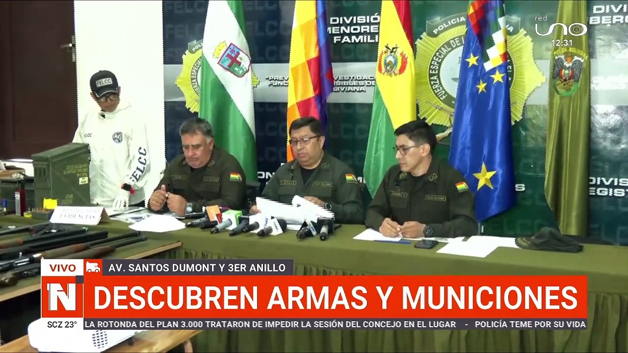 DESCUBREN ARMAS Y MUNICIONES