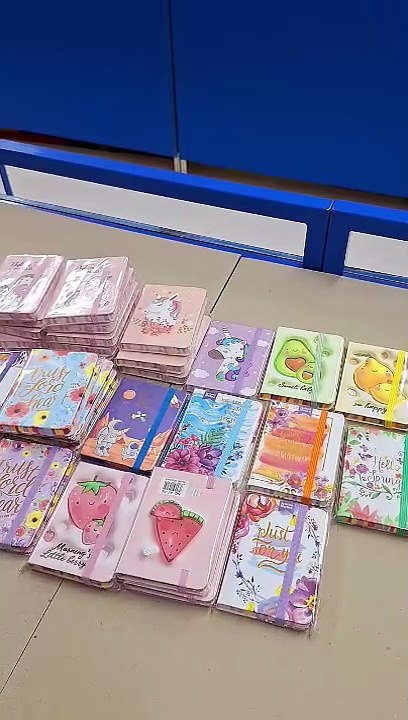 cute Pocket-size Diary Fancy small Unicorn, flower, fruit and quote Design Diary Notepad for College Students