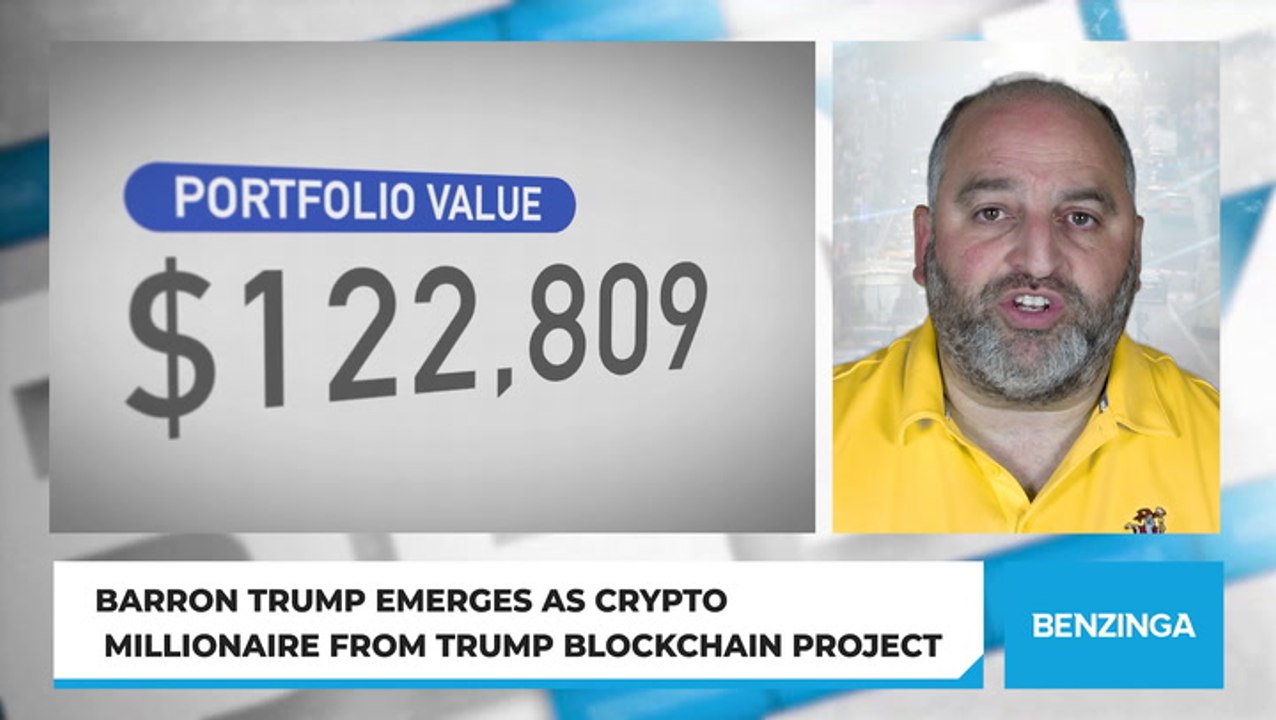 Barron Trump Emerges as Crypto Millionaire From Trump Blockchain Project
