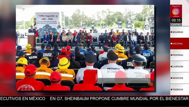 Refuerzan seguridad en Puebla con 100 nuevas patrullas y 10 torres de videovigilancia