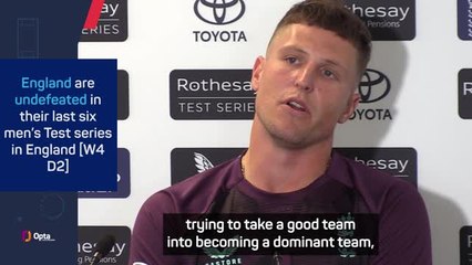 Carse keen for England to become a 'dominant team' against India