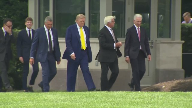 Trump in Awe as Giant American Flag Unveiled at White House