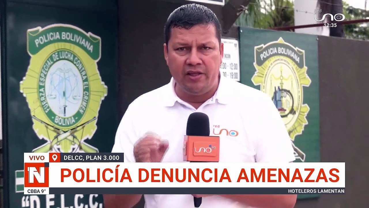 POLICíA DENUNCIA AMENAZAS