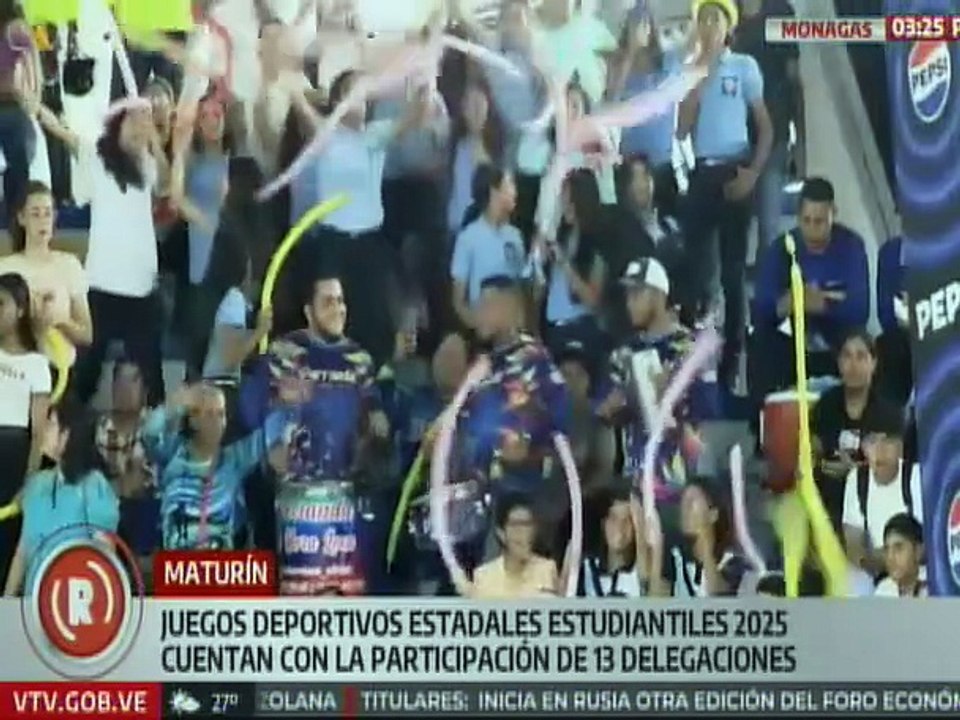 Monagas | Fue inaugurada la 19ª edición de los Juegos Deportivos Estadales Estudiantiles 2025