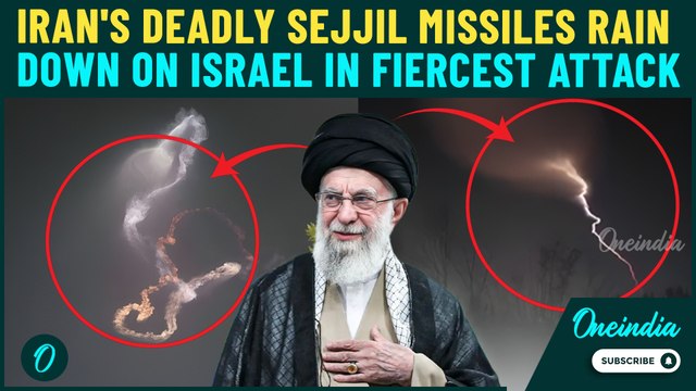 Breaking: Iranian Missile POUND Israel For 6th Day Straight; Shocking Red Trails Signal New Missiles