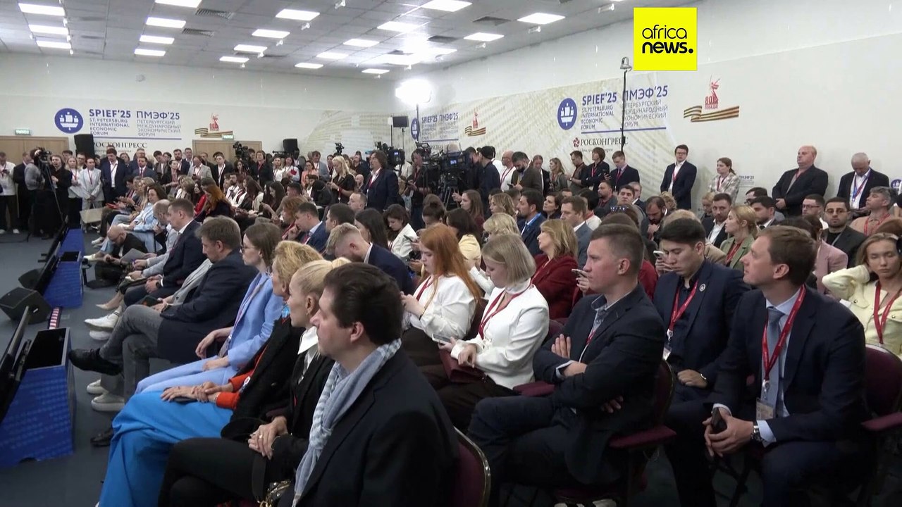 The 28th St. Petersburg International Economic Forum opens in Russia