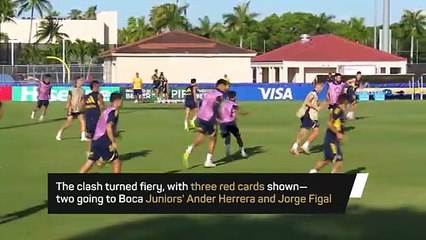 Boca Juniors train ahead of Bayern clash