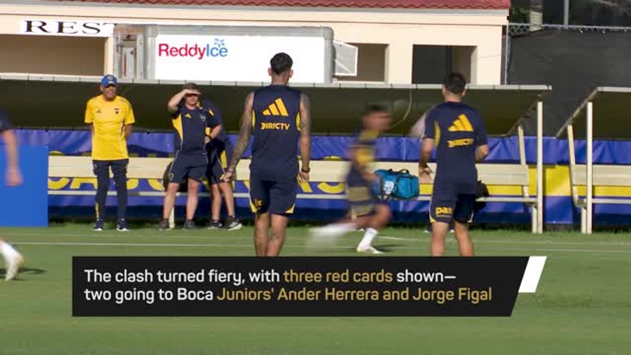 Boca Juniors train ahead of Bayern clash