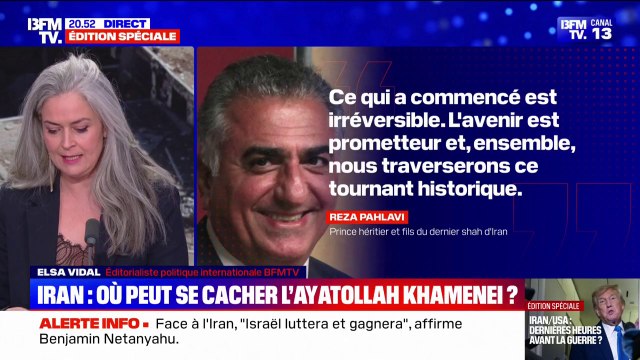 Iran: Reza Pahlavi, le fils du shah, appelle les Iraniens au soulèvement national