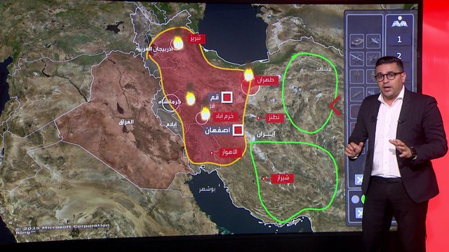 مناطق في إيران ما زالت قادرة على إطلاق الصواريخ على إسرائيل