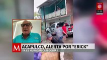 Hoteles en Acapulco se preparan para la llegada del huracán 'Erick'