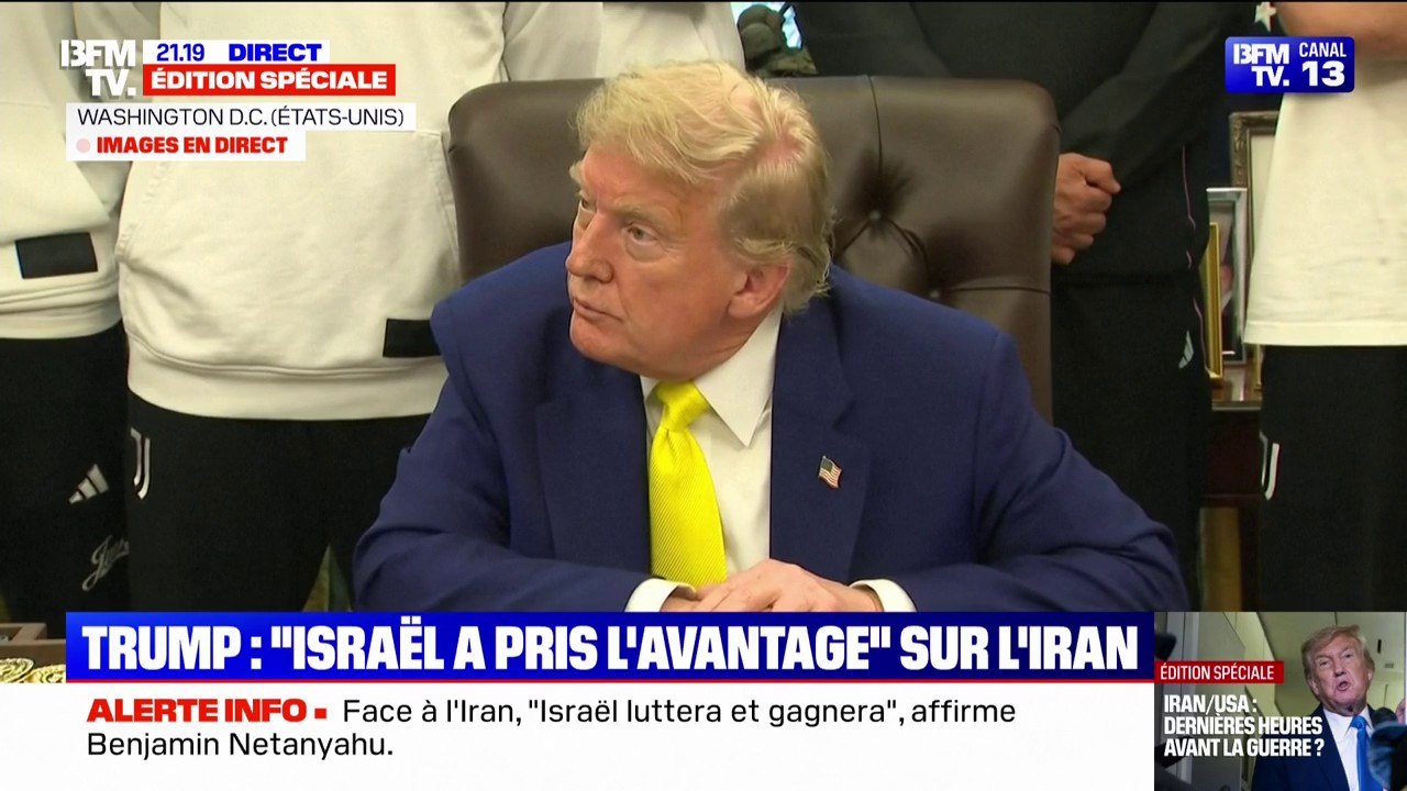 Guerre Iran-Israël: "L'Iran ne peut pas se doter de l'arme nucléaire", déclare Donald Trump