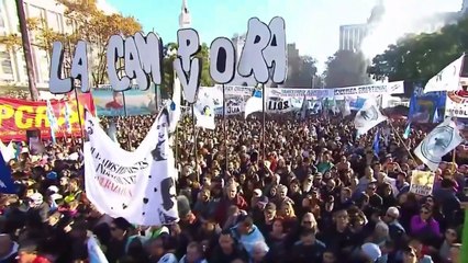 "Vamos a volver": el mensaje de Cristina Kirchner durante la marcha en Plaza de Mayo
