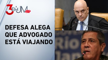 Moraes nega adiar acareação de Braga Netto e Mauro Cid