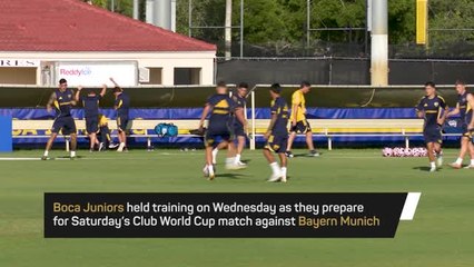 Boca Juniors train ahead of Bayern clash