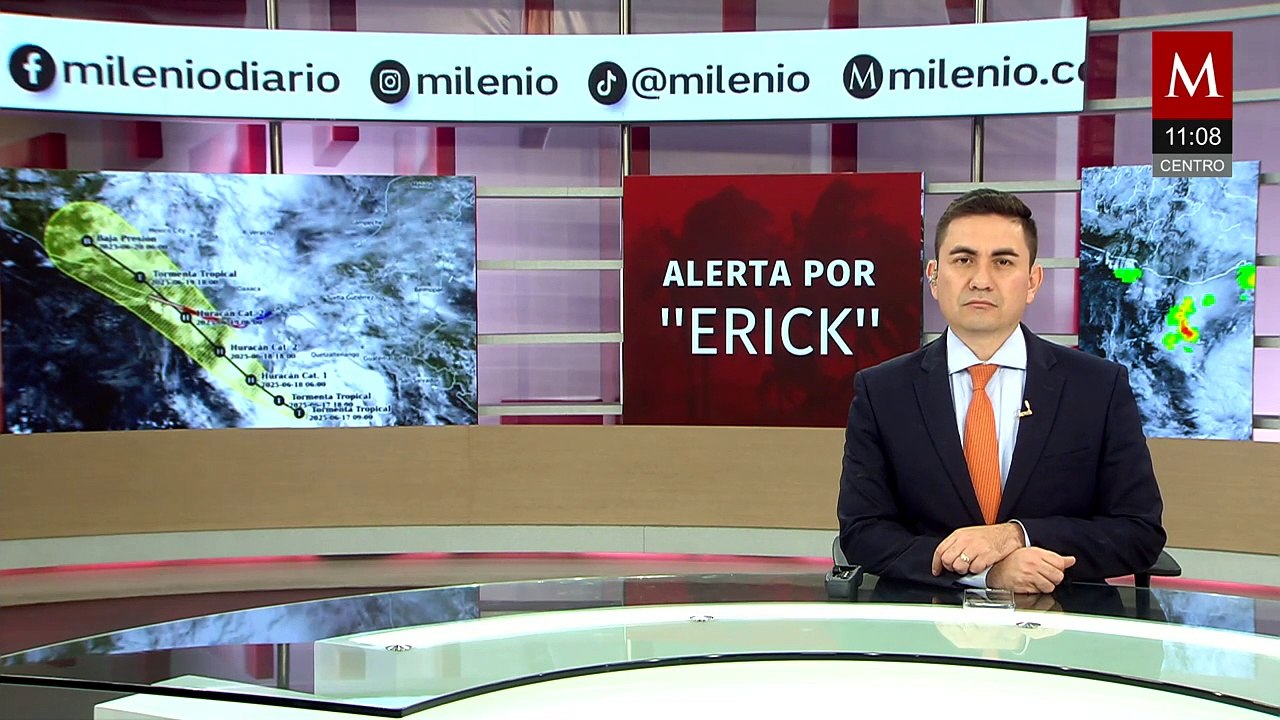 “Estamos preparados” para impacto del huracán 'Erick',  afirma Laura Velázquez