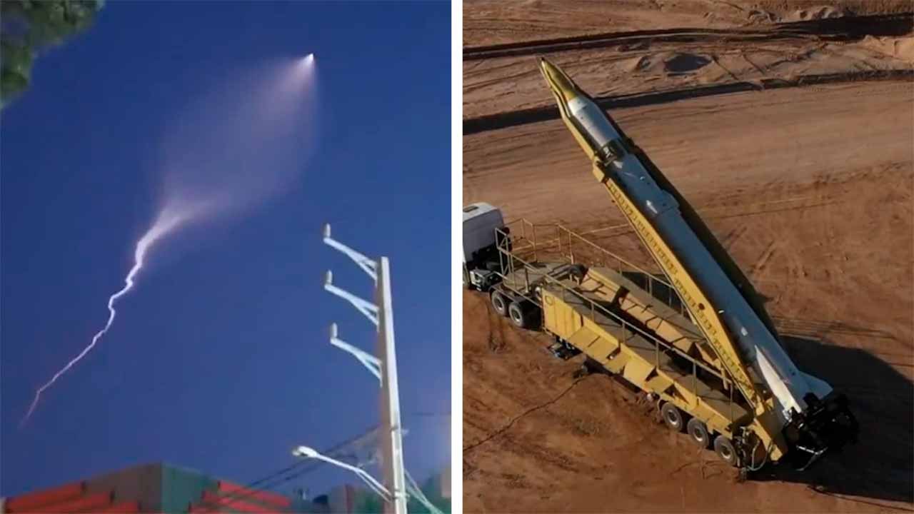 Video: Iran feuert erstmals ballistische Sejjil-Rakete auf Israel ab, berichten Quellen