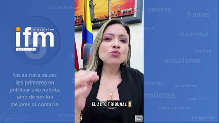 Lina María Garrido acusó a la Corte Constitucional de ser “cómplice silenciosa” de Petro