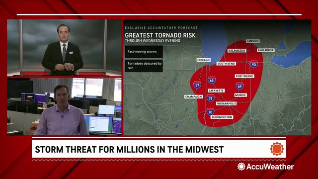 Severe storms present a dangerous tornado threat in and around Illinois
