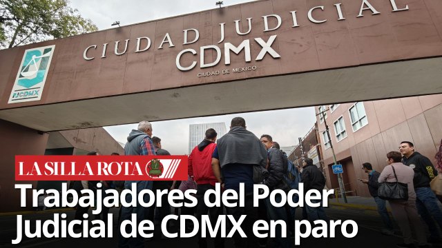 Poder Judicial CDMX en paro: trabajadores exigen mejores condiciones laborales