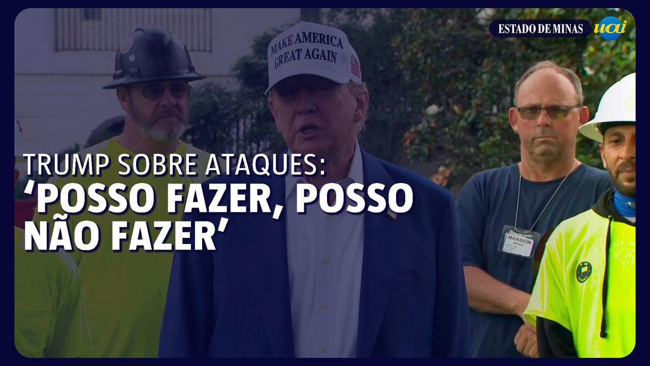 Trump sobre ataques ao Irã: ‘posso fazer, posso não fazer’