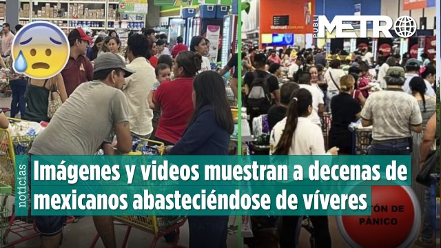 Huracán Erick desata compras de pánico en supermercados y gasolineras de Guerrero y Oaxaca