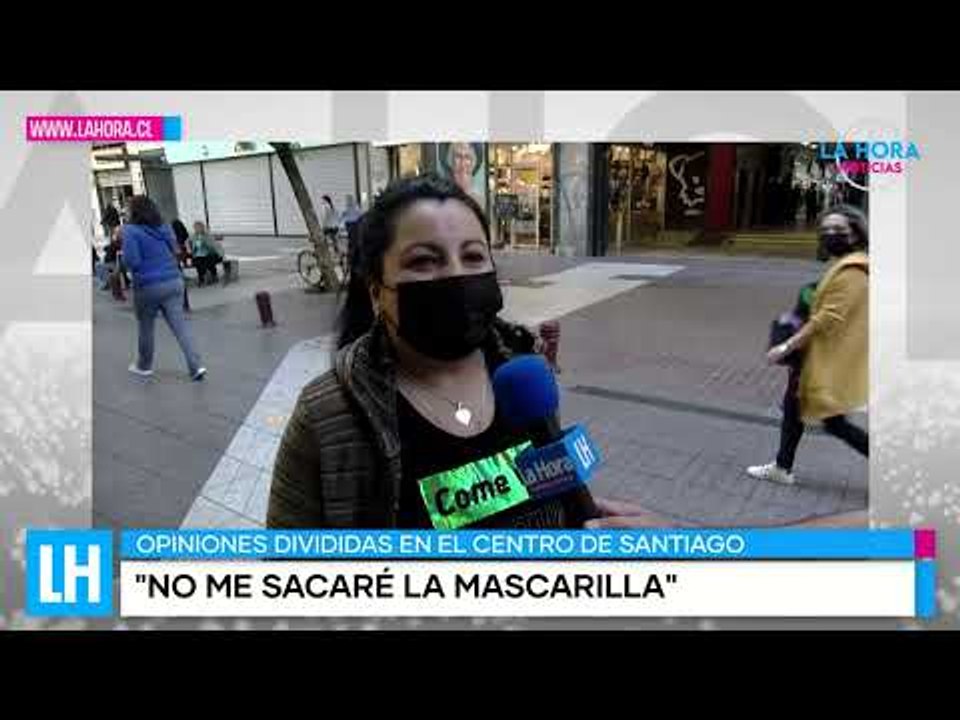 LH Noticias: Santiaguinos se resisten a dejar de usar la mascarillas en espacios públicos