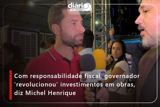 Com responsabilidade fiscal, governador ‘revolucionou’ investimentos em obras, diz Michel Henrique
