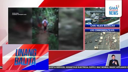 Ilang estudyanteng papasok sa paaralan, naglalakad sa gilid ng bangin matapos pagbawalang dumaan sa isang private subdivision | Unang Balita