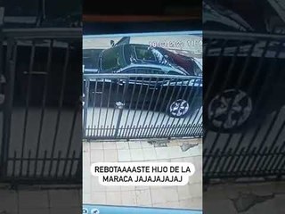 Marcianeke funó a delincuente que intentó robar su auto