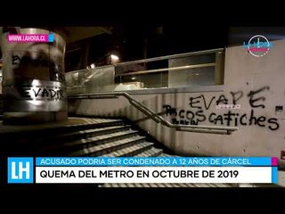 LH Noticias: Acusado de quemar el Metro podría recibir condena de 12 años