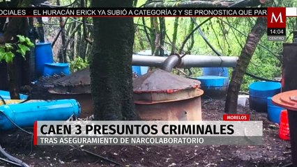 Producción masiva de droga: desmantelan narcolaboratorio en Morelos