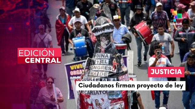 Organizaciones sociales en Perú exigen derogar leyes que promueven la extorsión