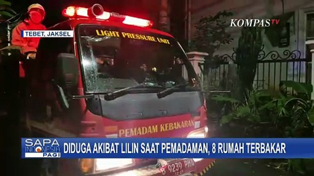 Api Berkobar! 8 Rumah Terbakar di Tebet, Diduga Gara-Gara Lilin saat Pemadaman Listrik