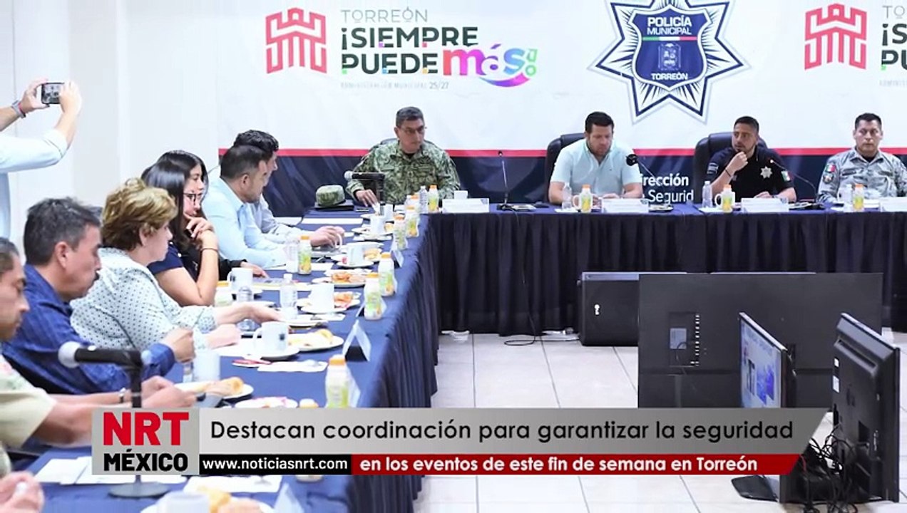 Destacan coordinación para garantizar la seguri...