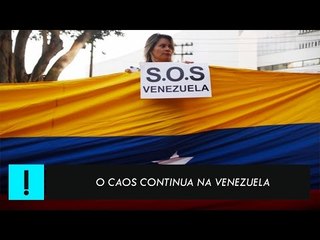 O caos continua na Venezuela