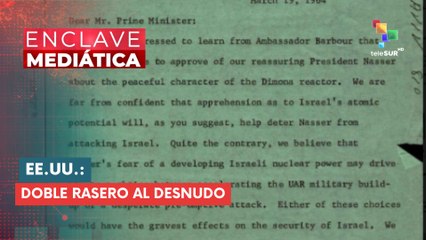 Polémica amistad entre Washington y Tel Aviv peligrosos vértices relacionados con armamento nuclear ENCLAVE MEDIÁTICA 18-06-2025