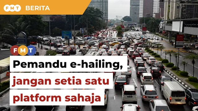 Pemandu e-hailing diseru manfaat pelbagai platform
