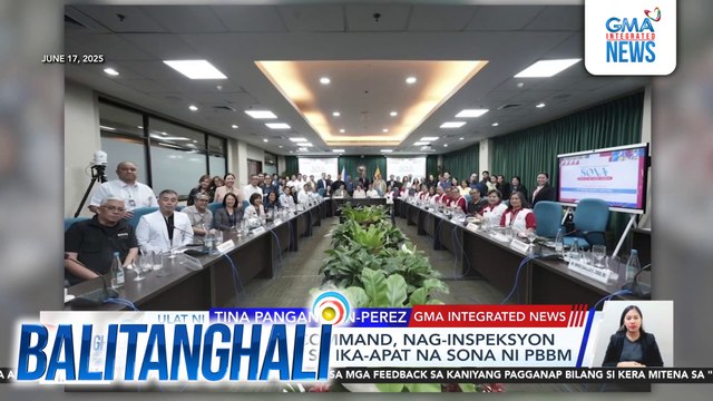 Pres'l security command, nag-inspeksyon sa Kamara para sa ika-apat na SONA ni PBBM | Balitanghali