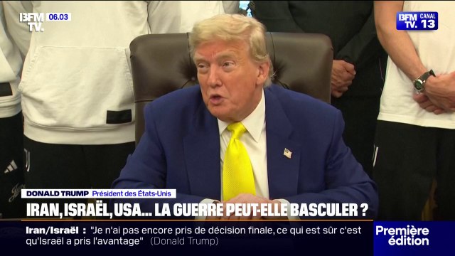 Guerre Israël-Iran: Donald Trump entretient le doute sur une intervention militaire américaine